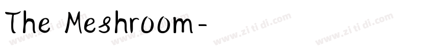 The Meshroom字体转换